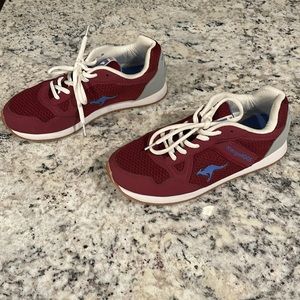 KangaROOS Sneakers- 8 1/2, Maroon and Periwinkle- Never worn